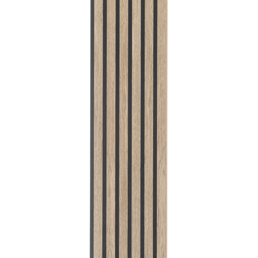 I-Wood® Dark Brown - Zwart vilt - 30 x 240 cm - Basic houten paneel