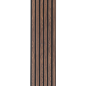 I-Wood® Walnut - Zwart vilt - 30 x 240 cm - Basic houten paneel