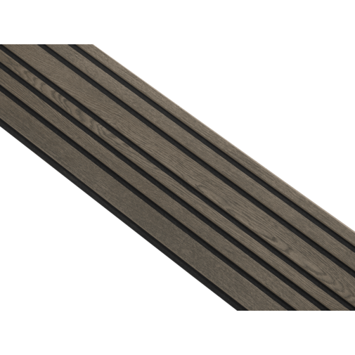 I-Wood® Black Oil - Zwart vilt - 30 x 278 cm - Mixed houten paneel