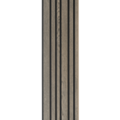 I-Wood® Black Oil - Zwart vilt - 30 x 278 cm - Mixed houten paneel