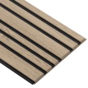 I-Wood® Dark Brown - Zwart vilt - 30 x 278 cm - Mixed houten paneel