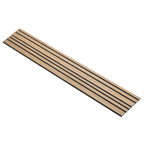 I-Wood® Brown - Zwart vilt - 30 x 278 cm - Mixed houten paneel