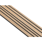 I-Wood® Brown - Zwart vilt - 30 x 278 cm - Mixed houten paneel