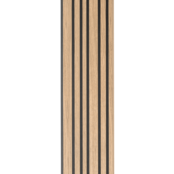 I-Wood® Brown - Zwart vilt - 30 x 278 cm - Mixed houten paneel