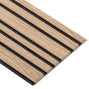 I-Wood® Brown - Zwart vilt - 30 x 278 cm - Mixed houten paneel