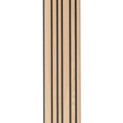 I-Wood® Clear - Zwart vilt - 30 x 278 cm - Mixed houten paneel