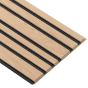 I-Wood® Clear - Zwart vilt - 30 x 278 cm - Mixed houten paneel