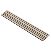 I-Wood® White - Zwart vilt - 30 x 278 cm - Mixed houten paneel I-Wood® White - Zwart vilt - 30 x 278 cm - Mixed houten paneel
