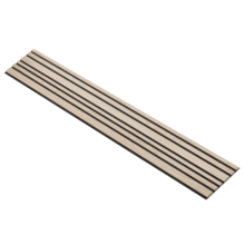 White - Zwart vilt - 278 cm - Mixed