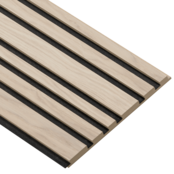 I-Wood® White - Zwart vilt - 30 x 278 cm - Mixed houten paneel I-Wood® White - Zwart vilt - 30 x 278 cm - Mixed houten paneel
