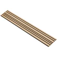 Nature - Zwart vilt - 278 cm - Mixed