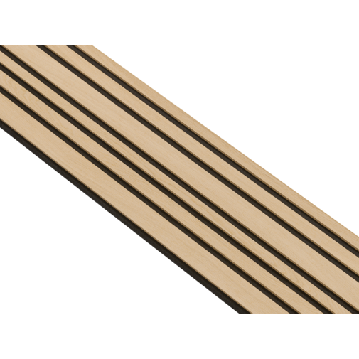 Nature - Zwart vilt - 30 x 278 cm - Mixed houten paneel