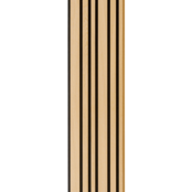 Nature - Zwart vilt - 30 x 278 cm - Mixed houten paneel