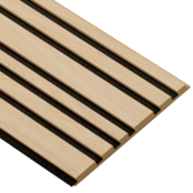 Nature - Zwart vilt - 30 x 278 cm - Mixed houten paneel