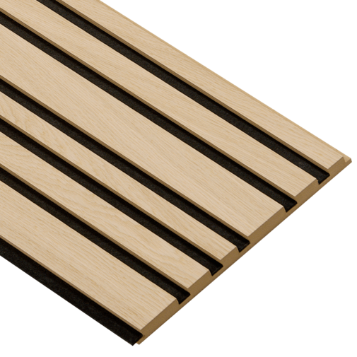 Nature - Zwart vilt - 30 x 278 cm - Mixed houten paneel