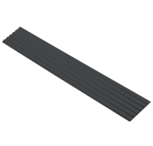 I-Wood® Deep Black - Zwart vilt - 240 cm - Basic houten paneel