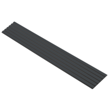 Deep Black  - Zwart vilt - 278 cm - Basic