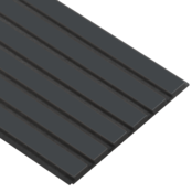 I-Wood® Deep Black  - Zwart vilt - 30 x 278 cm - Basic houten paneel