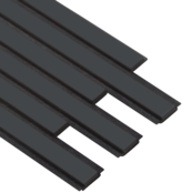 I-Wood® Deep Black - Gelakt - Zwart vilt - 30 x 240 cm - Pro+ houten paneel I-Wood® Deep Black - Gelakt - Zwart vilt - 30 x 240 cm - Pro+ houten paneel