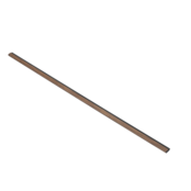 Walnut - Zwart vilt - Afwerklat 278 cm Walnut - Zwart vilt - Afwerklat 278 cm