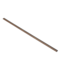 Walnut - Zwart vilt - Afwerklat 278 cm