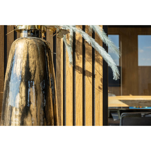 I-Wood® Brown - Zwart vilt - 30 x 240 cm - Pro+ houten paneel