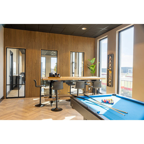 I-Wood® Brown - Zwart vilt - 30 x 240 cm - Pro+ houten paneel