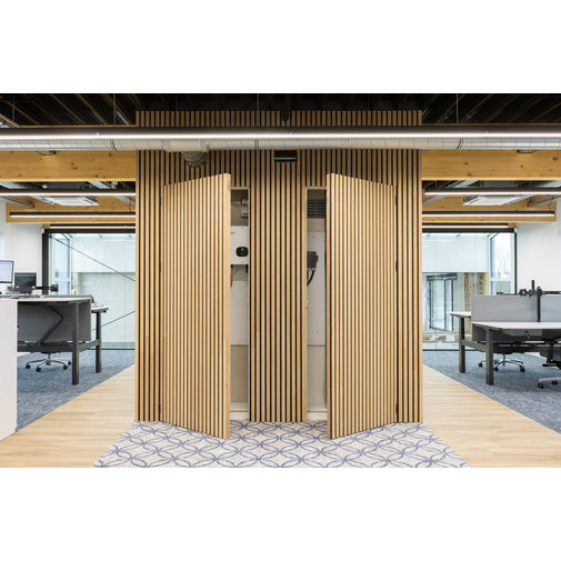 I-Wood® White - Zwart vilt - 30 x 240 cm - Pro+ houten paneel I-Wood® White - Zwart vilt - 30 x 240 cm - Pro+ houten paneel