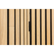 I-Wood® White - Zwart vilt - 30 x 240 cm - Pro+ houten paneel I-Wood® White - Zwart vilt - 30 x 240 cm - Pro+ houten paneel