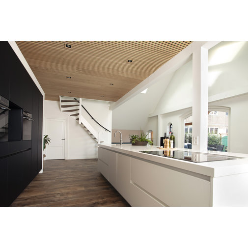 I-Wood® Clear - Zwart vilt - 30 x 240 cm - Pro+ houten paneel