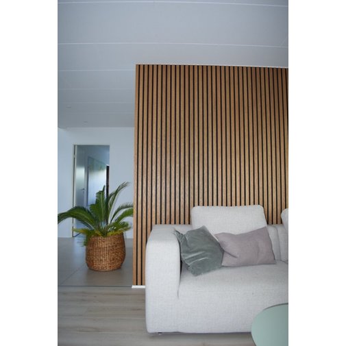 I-Wood® Dark Brown - Zwart vilt - 30 x 278 cm - Basic houten paneel I-Wood® Dark Brown - Zwart vilt - 30 x 278 cm - Basic houten paneel