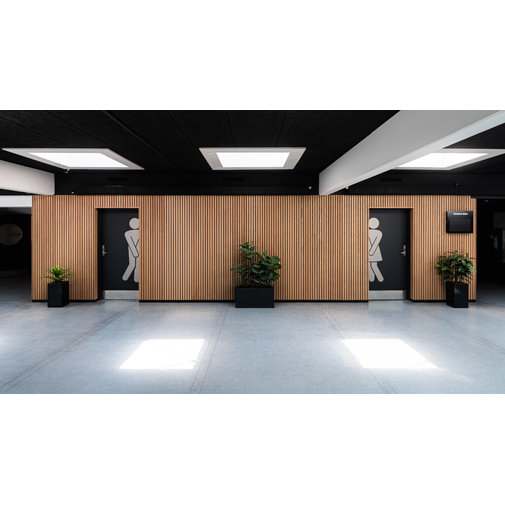 I-Wood® Clear - Zwart vilt - 30 x 278 cm - Basic houten paneel