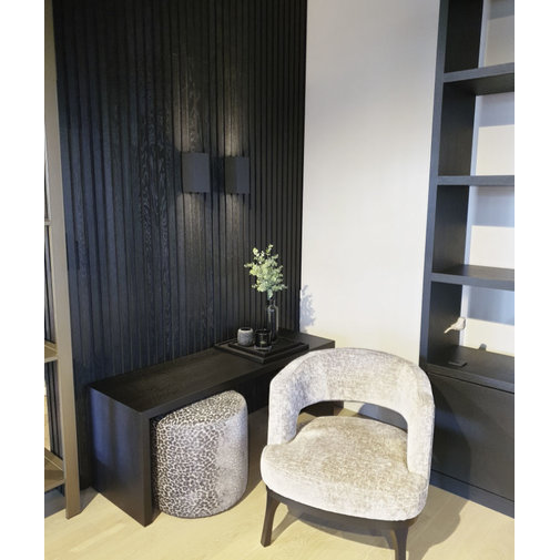 I-Wood® Deep Black - Gelakt - Zwart vilt - 30 x 240 cm - Pro+ houten paneel I-Wood® Deep Black - Gelakt - Zwart vilt - 30 x 240 cm - Pro+ houten paneel