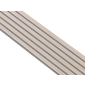 I-Wood® White - Grijs vilt - 30 x 240 cm - Basic houten paneel