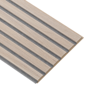 I-Wood® White - Grijs vilt - 30 x 240 cm - Basic houten paneel