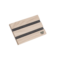 Staaltje - White - Grijs vilt