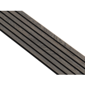 I-Wood® Black Oil - Zwart vilt - 30 x 240 cm - Medio+ houten paneel