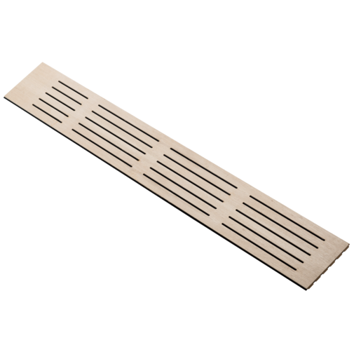 I-Wood® Black Oil - Zwart vilt - 30 x 240 cm - Medio+ houten paneel