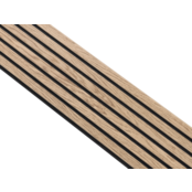 I-Wood® Brown - Zwart vilt - 30 x 278 cm - Medio+ houten panelen