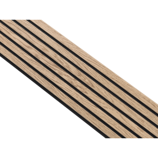 I-Wood® Brown - Zwart vilt - 30 x 240 cm - Medio+ houten paneel