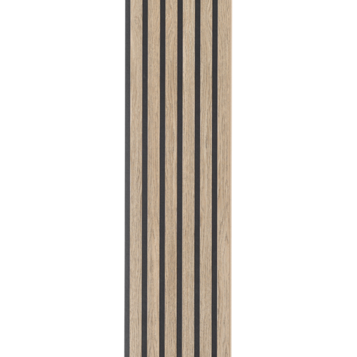 I-Wood® Dark Bown - Zwart vilt - 30 x 240 cm - Medio+ houten paneel