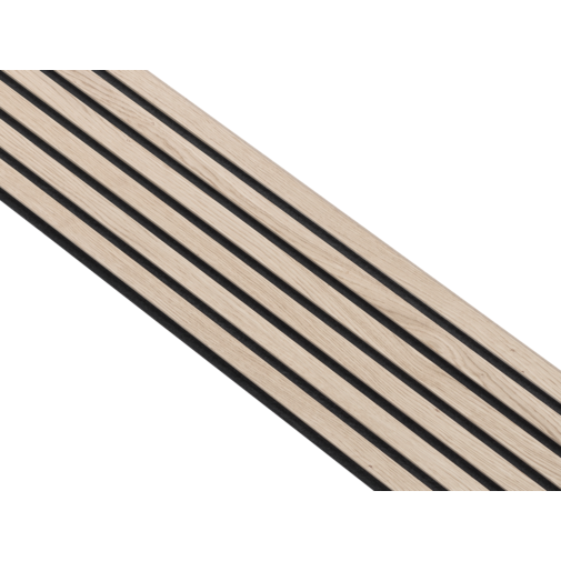 I-Wood® Nature - Zwart vilt - 30 x 240cm - Medio+ houten paneel