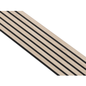 I-Wood® Nature - Zwart vilt - 30 x 278cm - Medio+ houten paneel