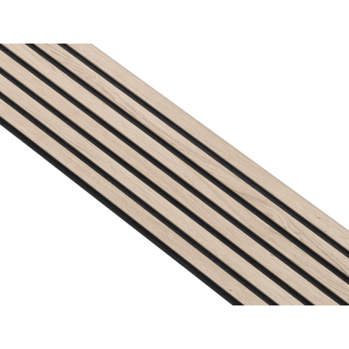 I-Wood® Nature - Zwart vilt - 30 x 278cm - Medio+ houten paneel