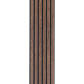 I-Wood® Walnut - Zwart vilt - 30 x 240 cm - Medio+ houten paneel I-Wood® Walnut - Zwart vilt - 30 x 240 cm - Medio+ houten paneel