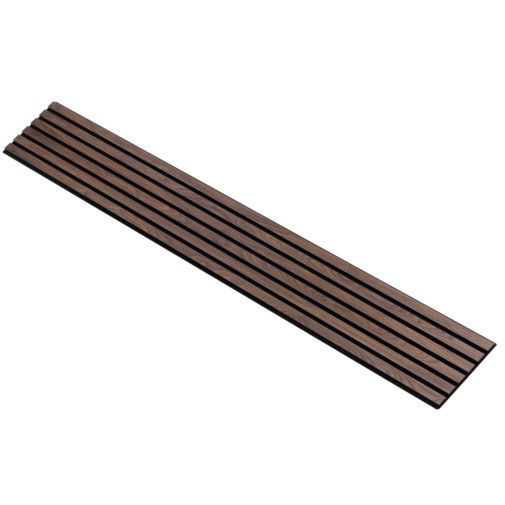 I-Wood® Walnut - Zwart vilt - 30 x 240 cm - Medio+ houten paneel I-Wood® Walnut - Zwart vilt - 30 x 240 cm - Medio+ houten paneel