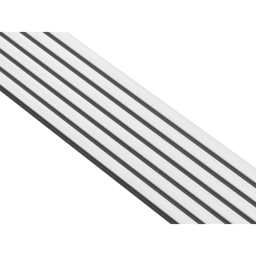 I-Wood® White painted - Zwart vilt - 30 x 240 cm - Medio+ houten paneel