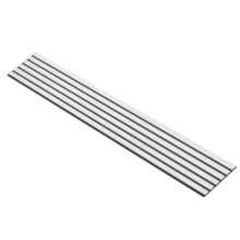 White painted - Zwart vilt - 240 cm - Medio+