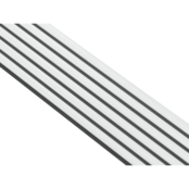 I-Wood® White painted - Zwart vilt - 30 x 278 cm - Medio+ houten paneel