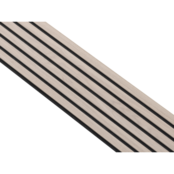 I-Wood® White - Zwart vilt - 30 x 278 cm - Medio+ houten paneel